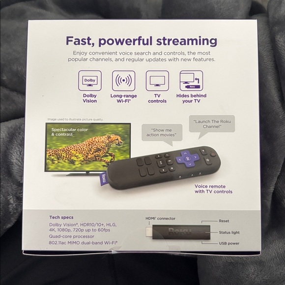 NEW ROKU Streaming Stick 4K - Picture 2 of 4
